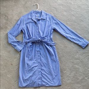 Calvin Klein women stripe shirt dress